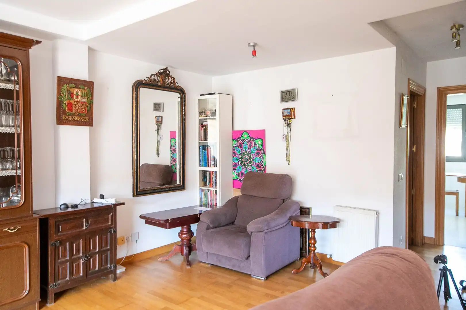 Sala de estar de Casa adosada en venta en Mendigorria con Calefacción, Jardín privado y Amueblado