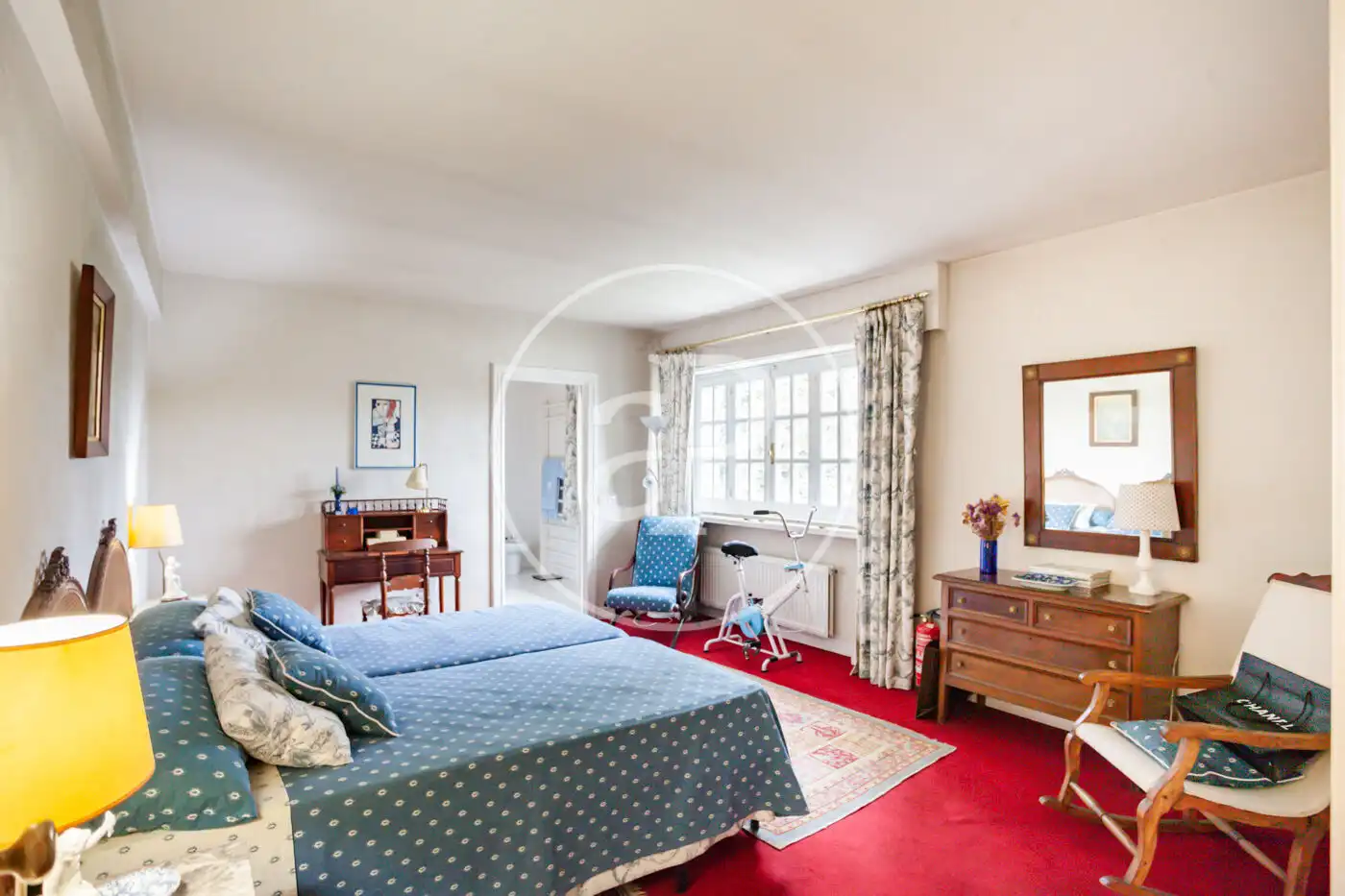 Bedroom of Houses for sale in Madrid  with Heating, Private garden and Terrace