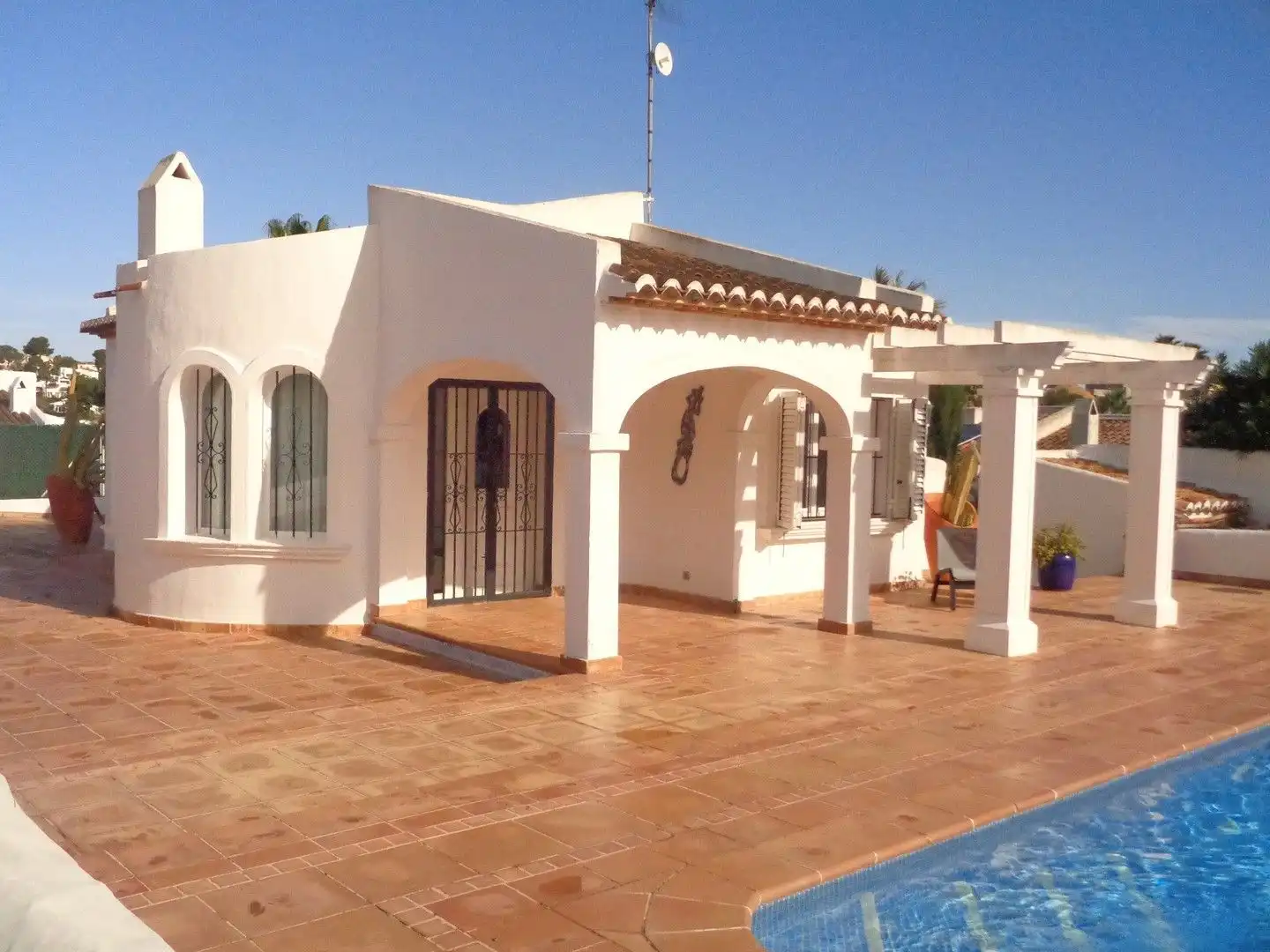 Exterior view of Houses for sale in Jávea / Xàbia  with Air Conditioner, Private garden and Terrace