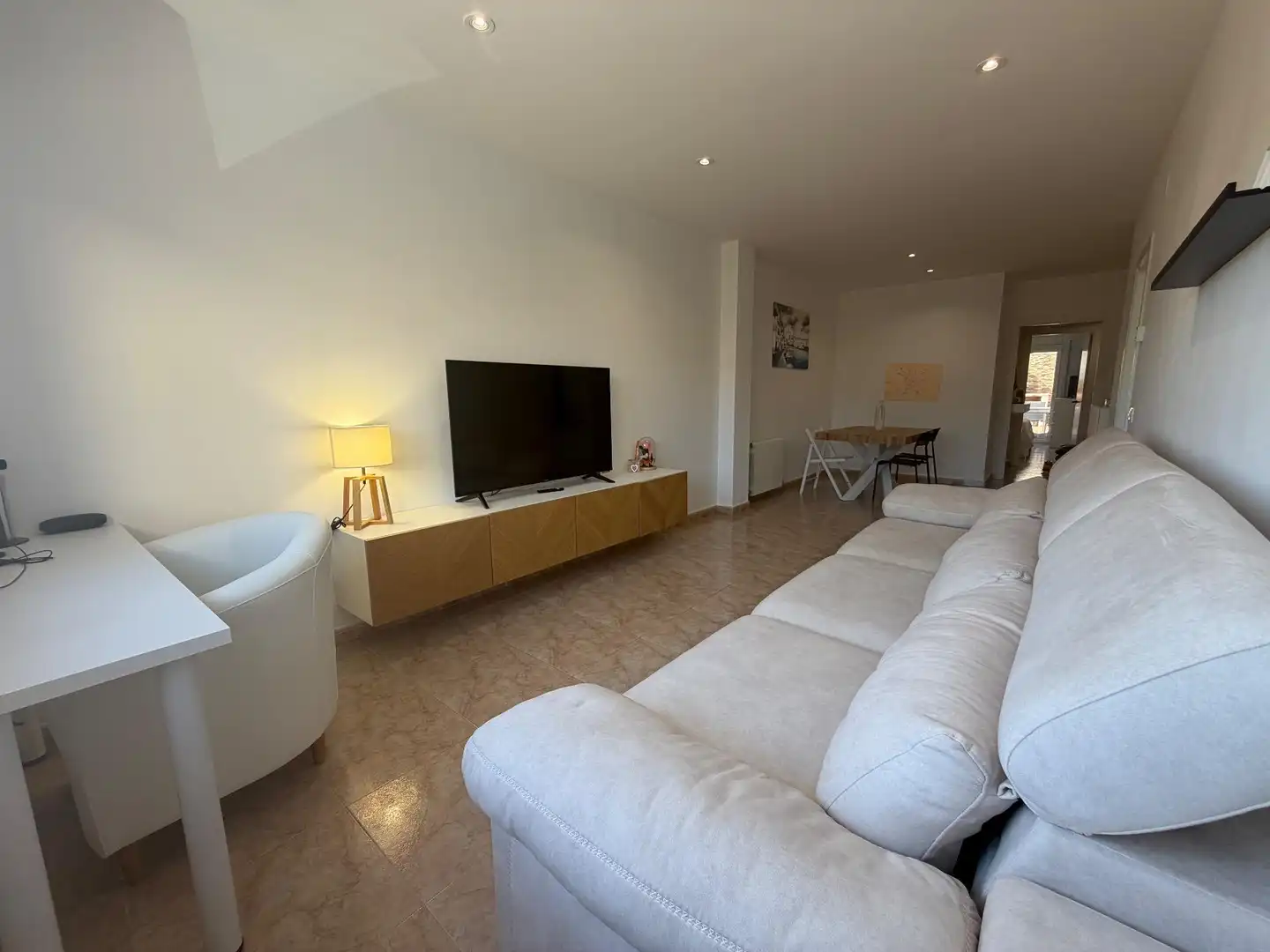 Sala de estar de Planta baja en venta en Llagostera con Calefacción, Terraza y Trastero