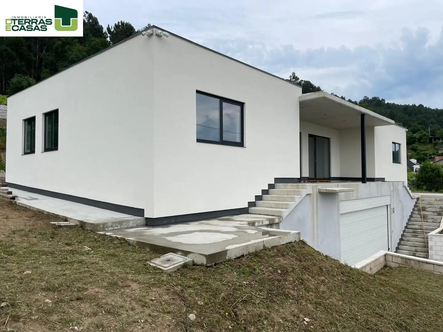 Exterior view of Houses for sale in Marín  with Private garden and Terrace