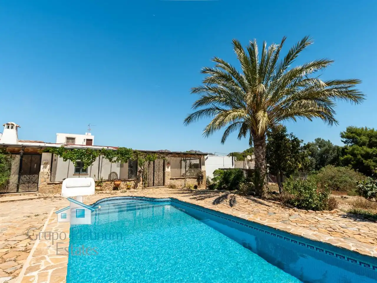 Piscina de Casa o xalet en venda en Águilas amb Aire condicionat, Calefacció i Jardí privat