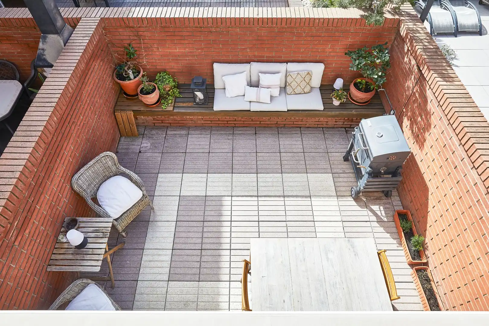 Terrace of Detached homes for sale in Badalona  with Air Conditioner, Heating and Terrace