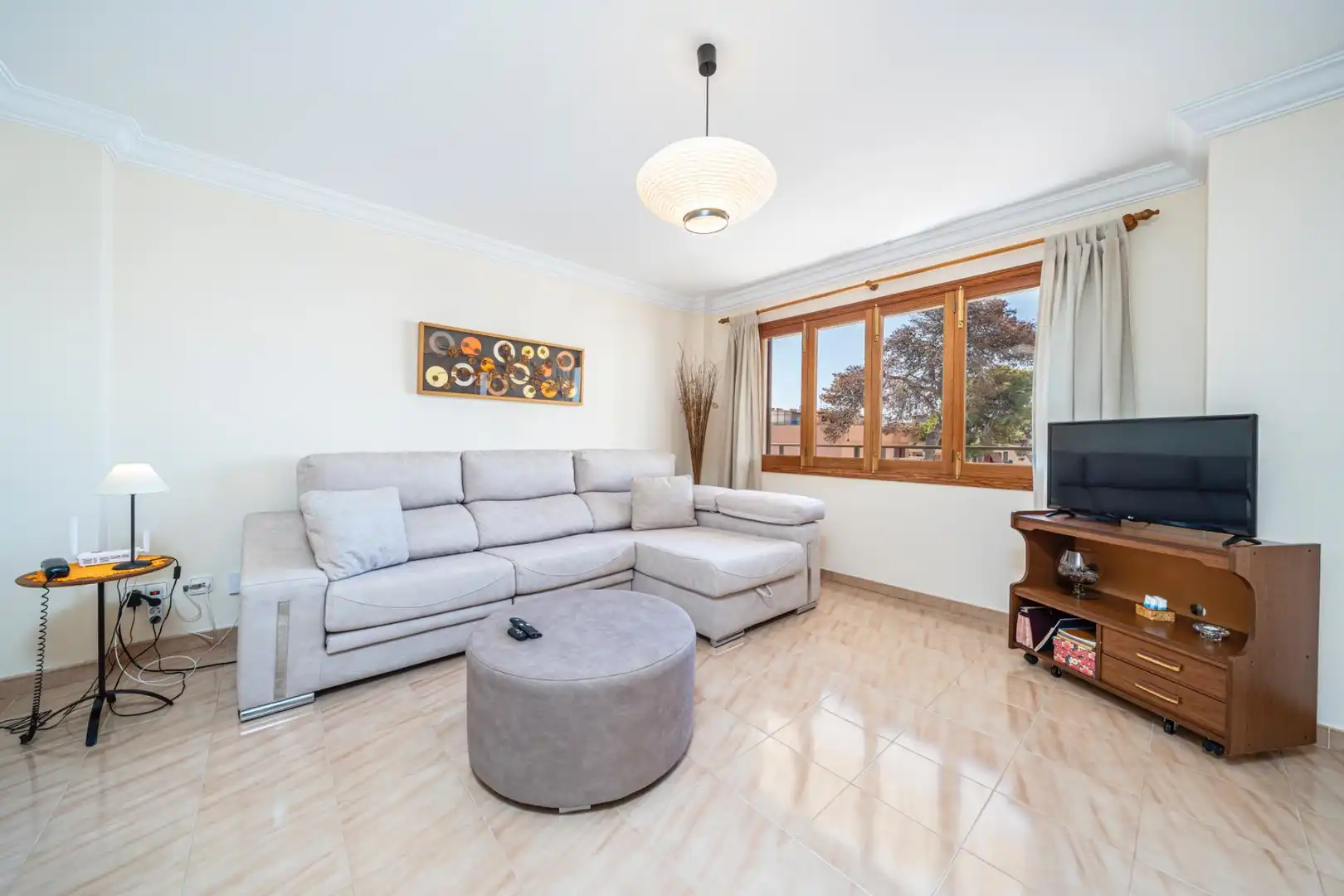 Wohnzimmer von Wohnung zum Verkauf in Son Servera mit Klimaanlage, Terrasse und Möbliert