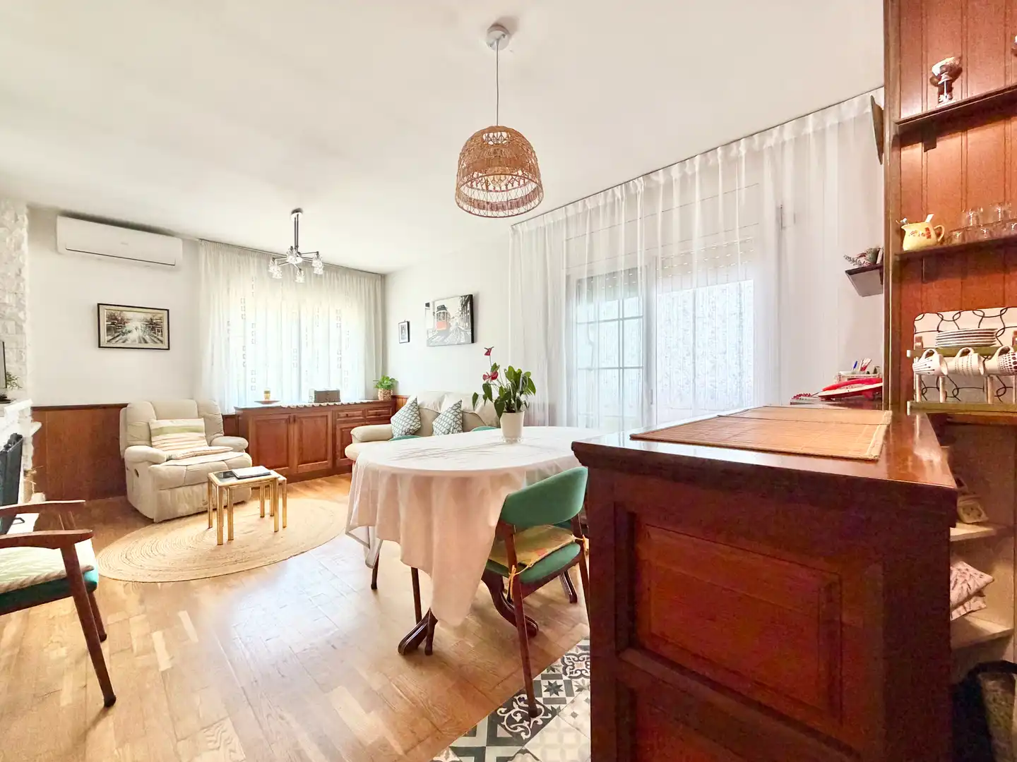 Living room of Houses for sale in Canyelles  with Air Conditioner, Heating and Private garden
