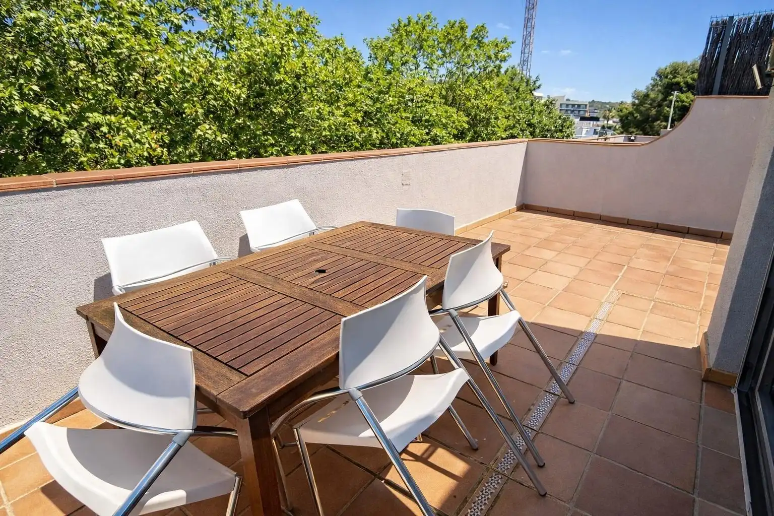 Terrassa de Dúplex de lloguer en Castell d'Aro, Platja d'Aro i s'Agaró amb Aire condicionat, Terrassa i Moblat