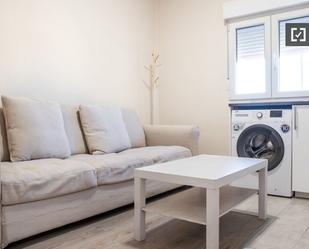 Living room of Flat to rent in  Madrid Capital  with Air Conditioner, Heating and Furnished