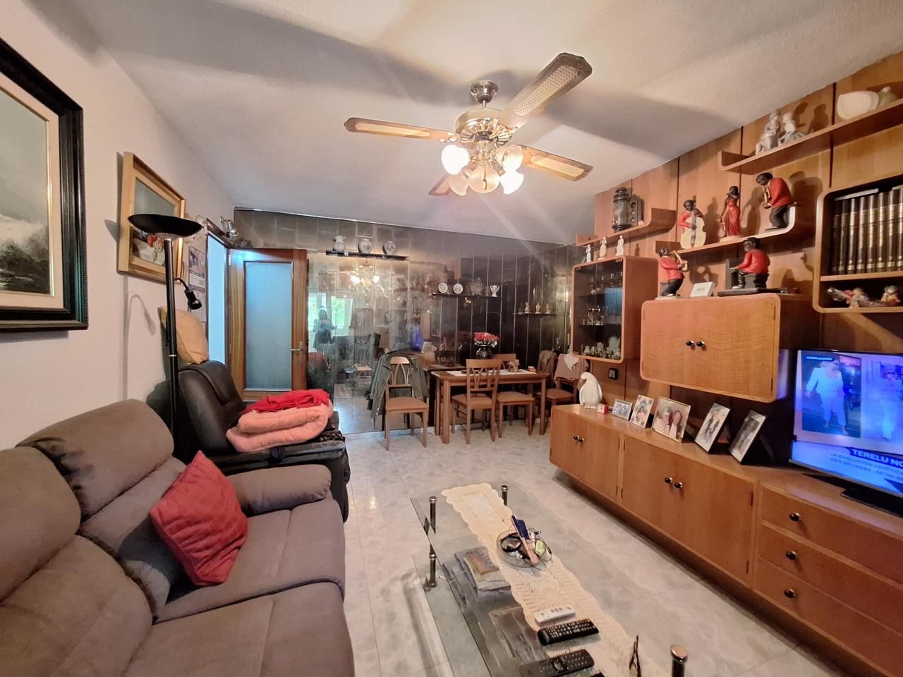 Living room of Flat for sale in  Madrid Capital  with Heating and Terrace