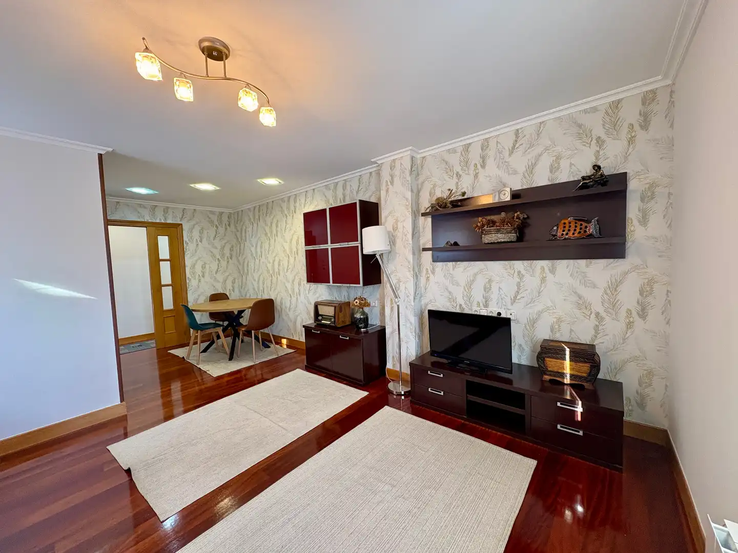 Wohnzimmer von Wohnung zum Verkauf in Mutriku mit Heizung, Terrasse und Möbliert