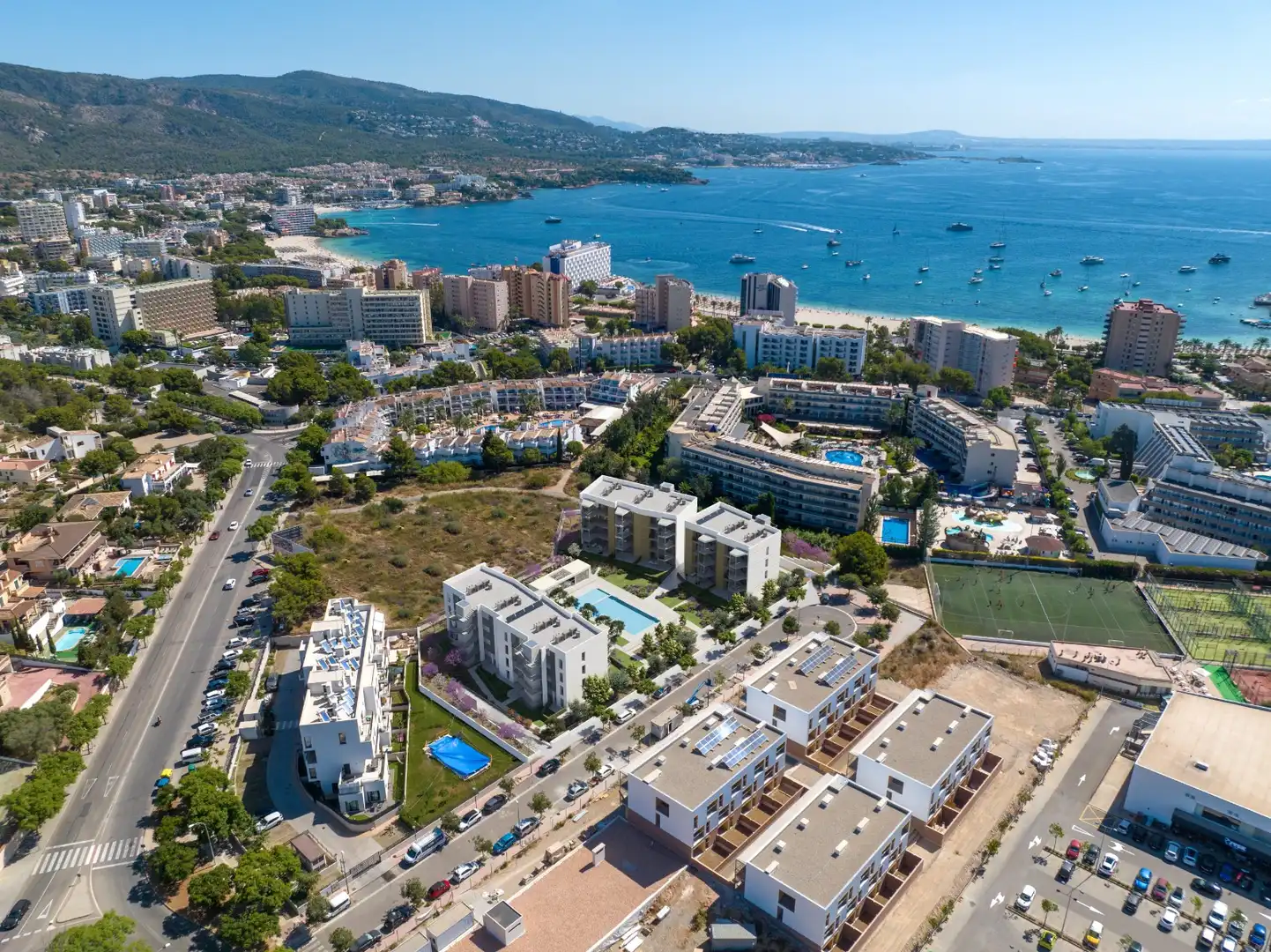 Exterior view of Flat for sale in Calvià  with Air Conditioner, Private garden and Terrace