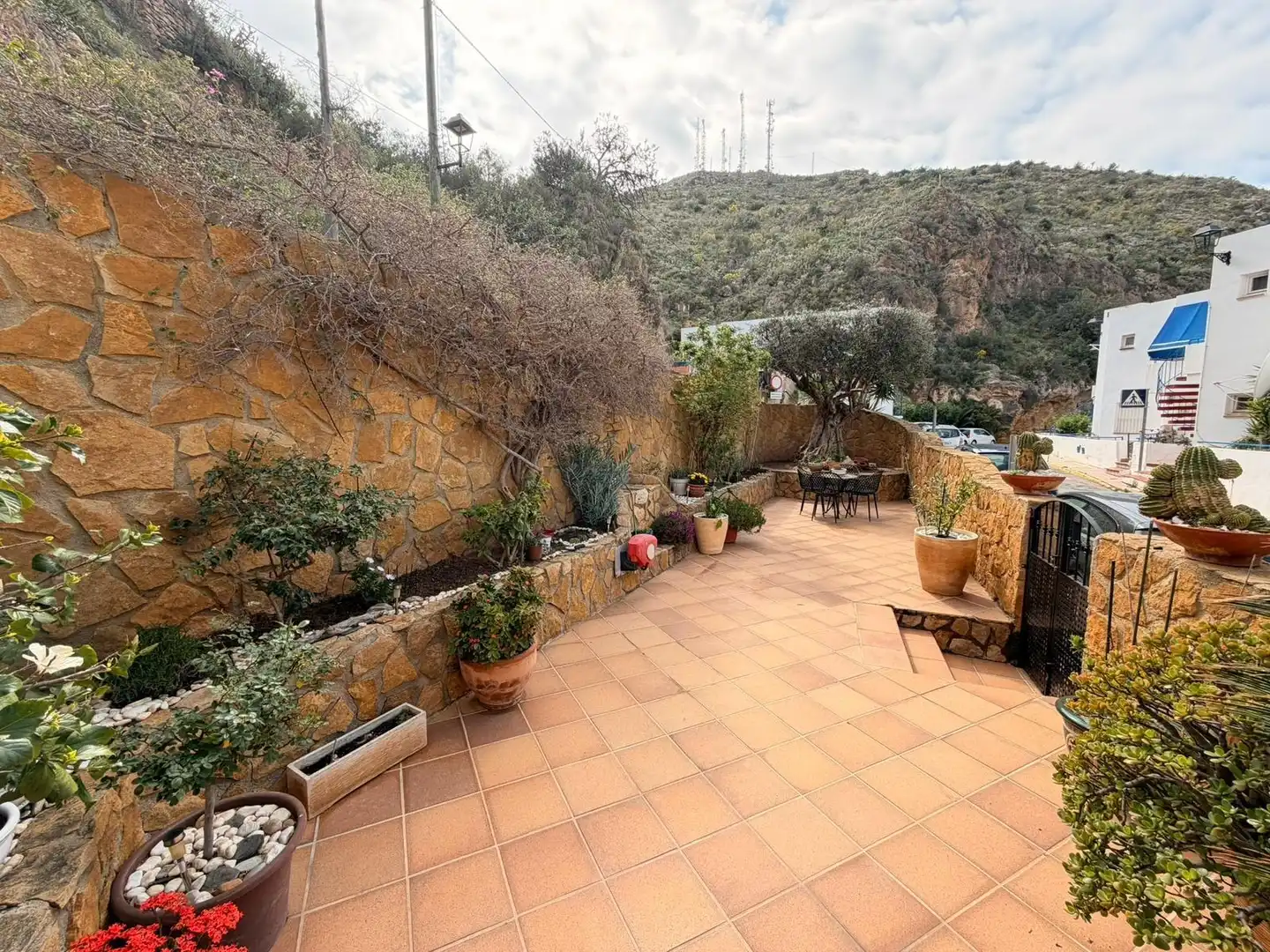 Terraza de Casa o chalet en venta en Mojácar con Calefacción, Jardín privado y Terraza