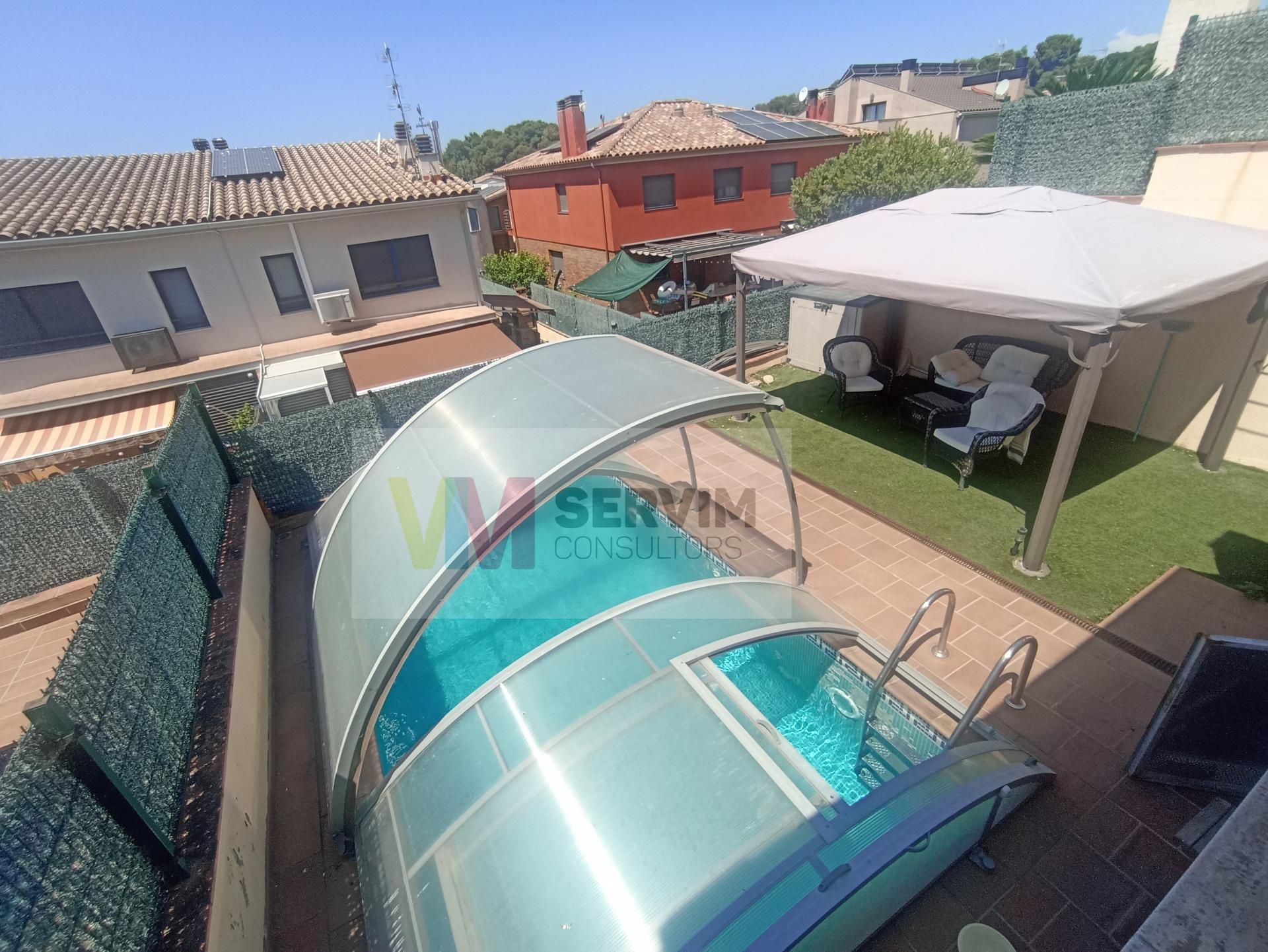 Swimming pool of Single-family semi-detached for sale in Palamós  with Heating, Private garden and Terrace