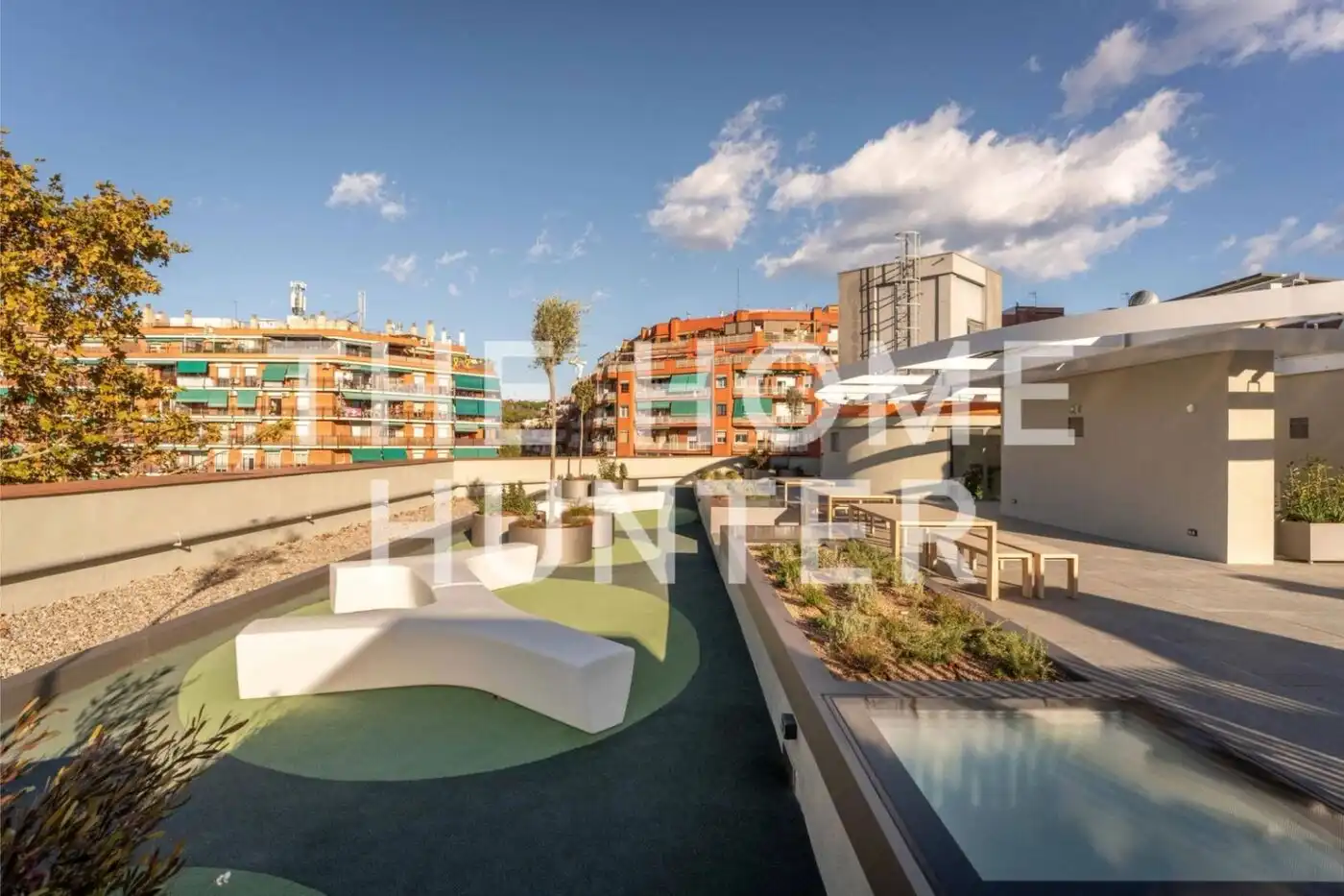 Terrasse von Büro zur Miete in Barcelona mit Heizung und Abstellraum