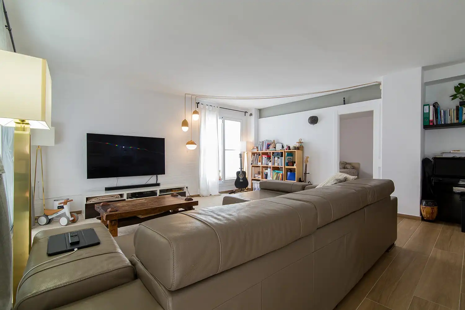 Wohnzimmer von Wohnung zum Verkauf in Caldes d'Estrac mit Privatgarten, Terrasse und Balkon