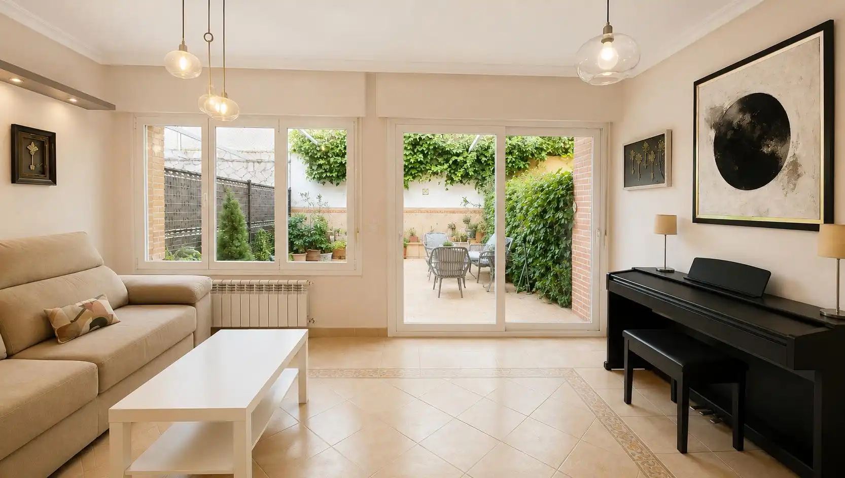 Terrace of Detached homes for rent in Majadahonda  with Air Conditioner, Heating and Private garden