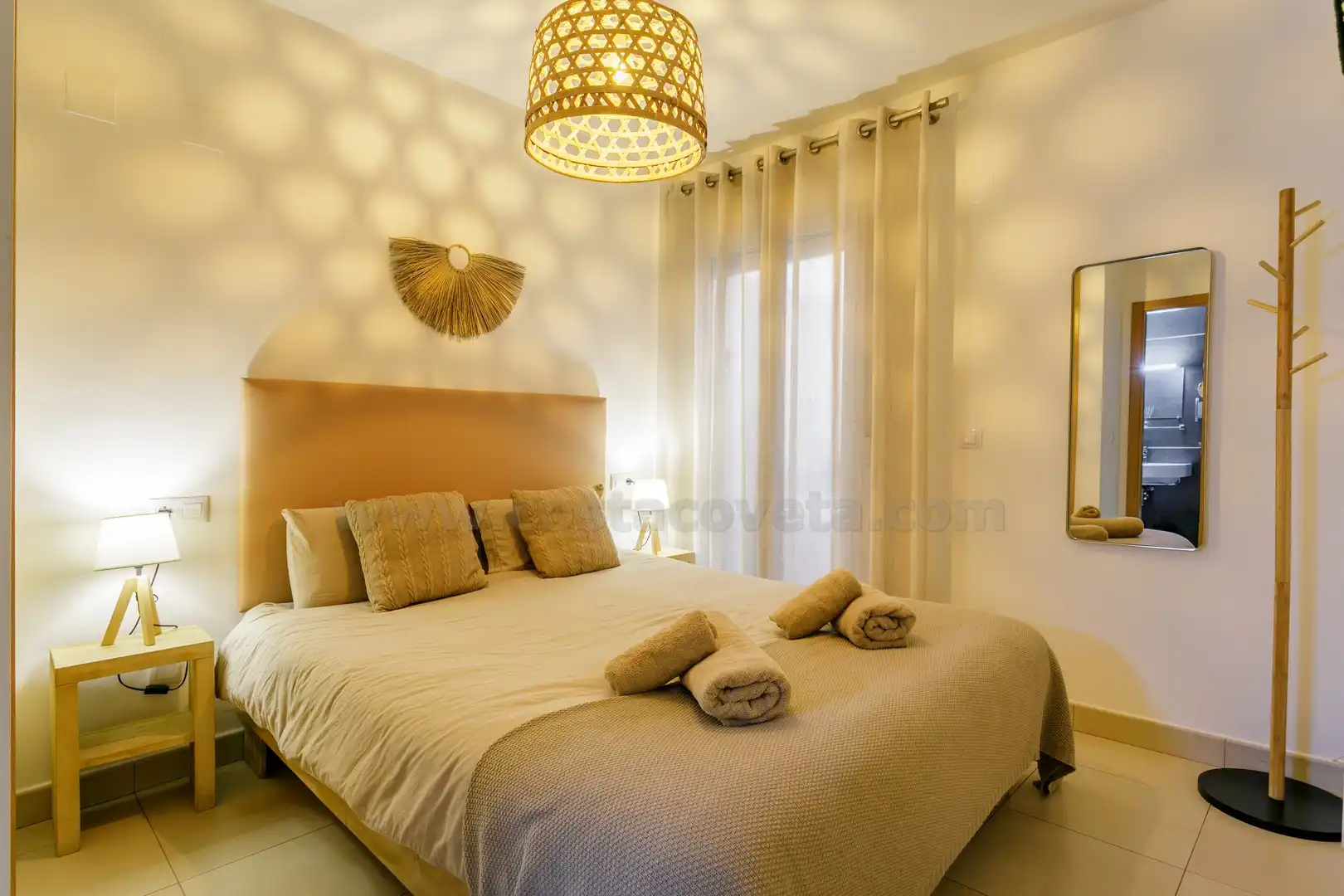 Dormitori de Apartament en venda en El Campello amb Aire condicionat, Terrassa i Moblat