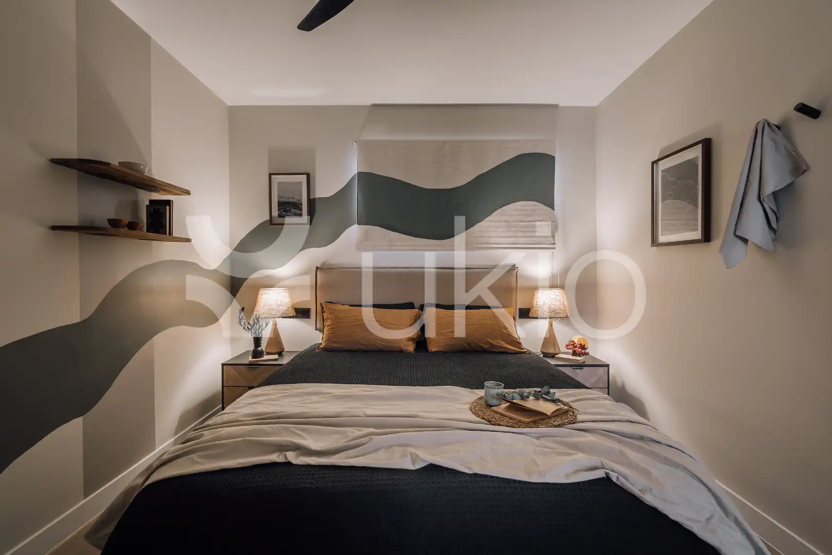 Habitación de Apartamento de alquiler en Madrid con Aire acondicionado, Calefacción y Amueblado