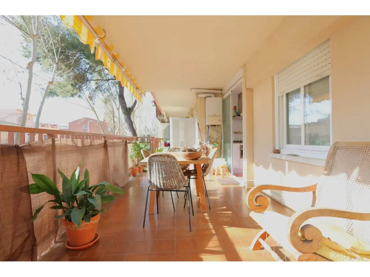 Garden of Flat for sale in Castelldefels  with Heating, Parquet flooring and Terrace