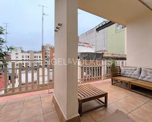 Terrace of Apartment to rent in  Barcelona Capital  with Air Conditioner, Heating and Parquet flooring