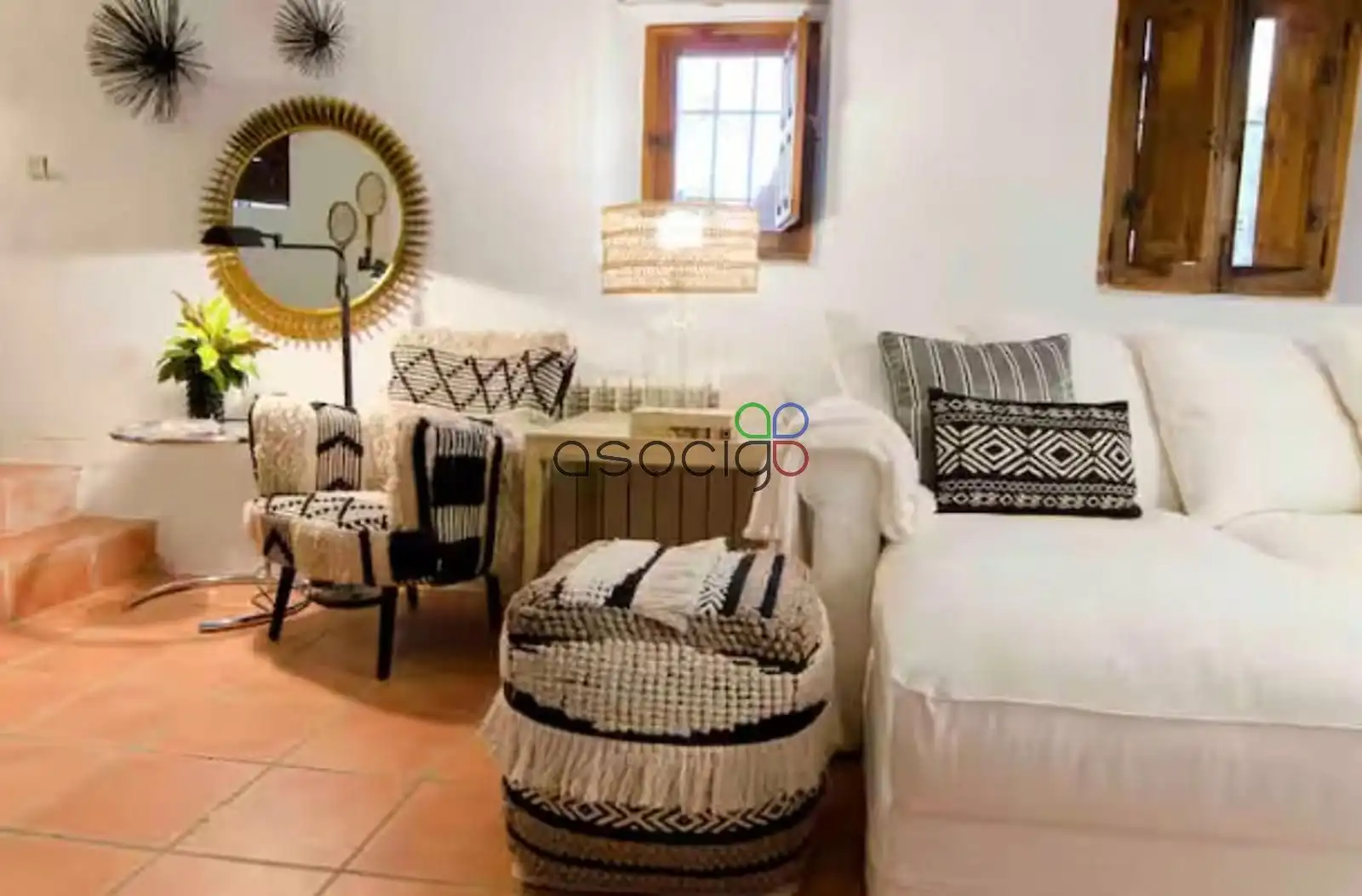 Sala de estar de Casa o chalet en venta en Heras de Ayuso con Terraza y Piscina
