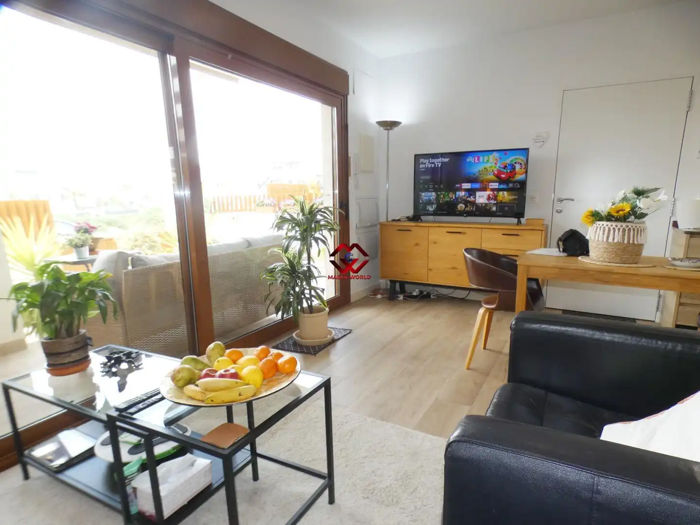 Sala de estar de Casa o chalet en venta en Mazarrón con Aire acondicionado, Calefacción y Terraza