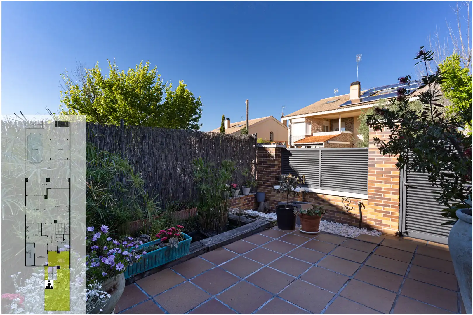 Terrassa de Casa adosada en venda en Arroyomolinos (Madrid) amb Aire condicionat, Calefacció i Jardí privat