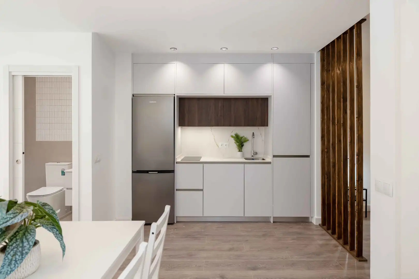Cocina de Apartamento en venta en Málaga con Aire acondicionado, Calefacción y Terraza