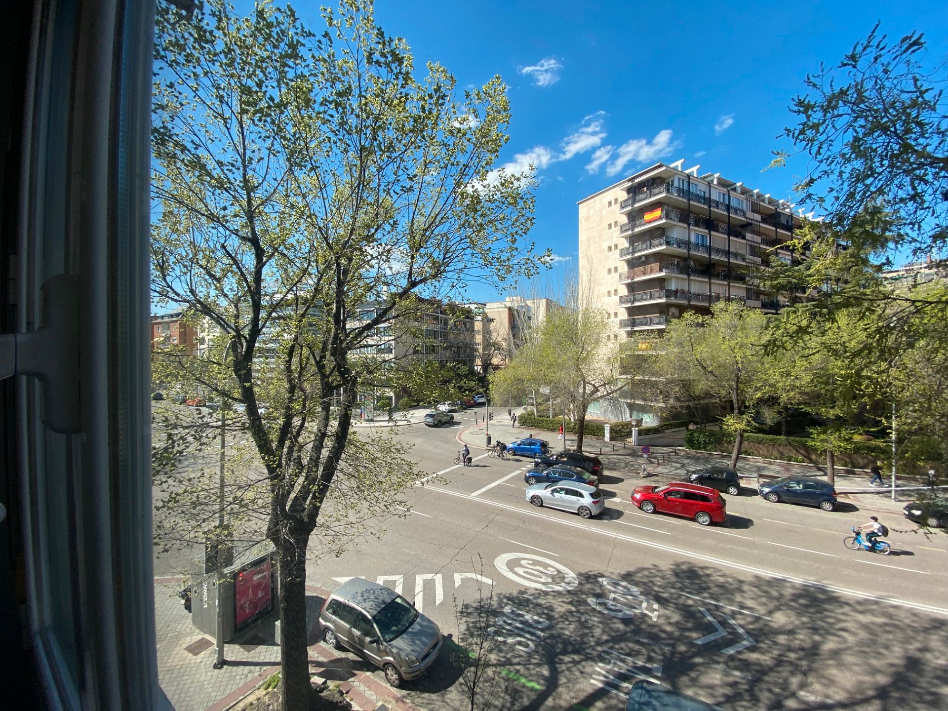 Exterior view of Flat for sale in  Madrid Capital  with Air Conditioner, Heating and Parquet flooring