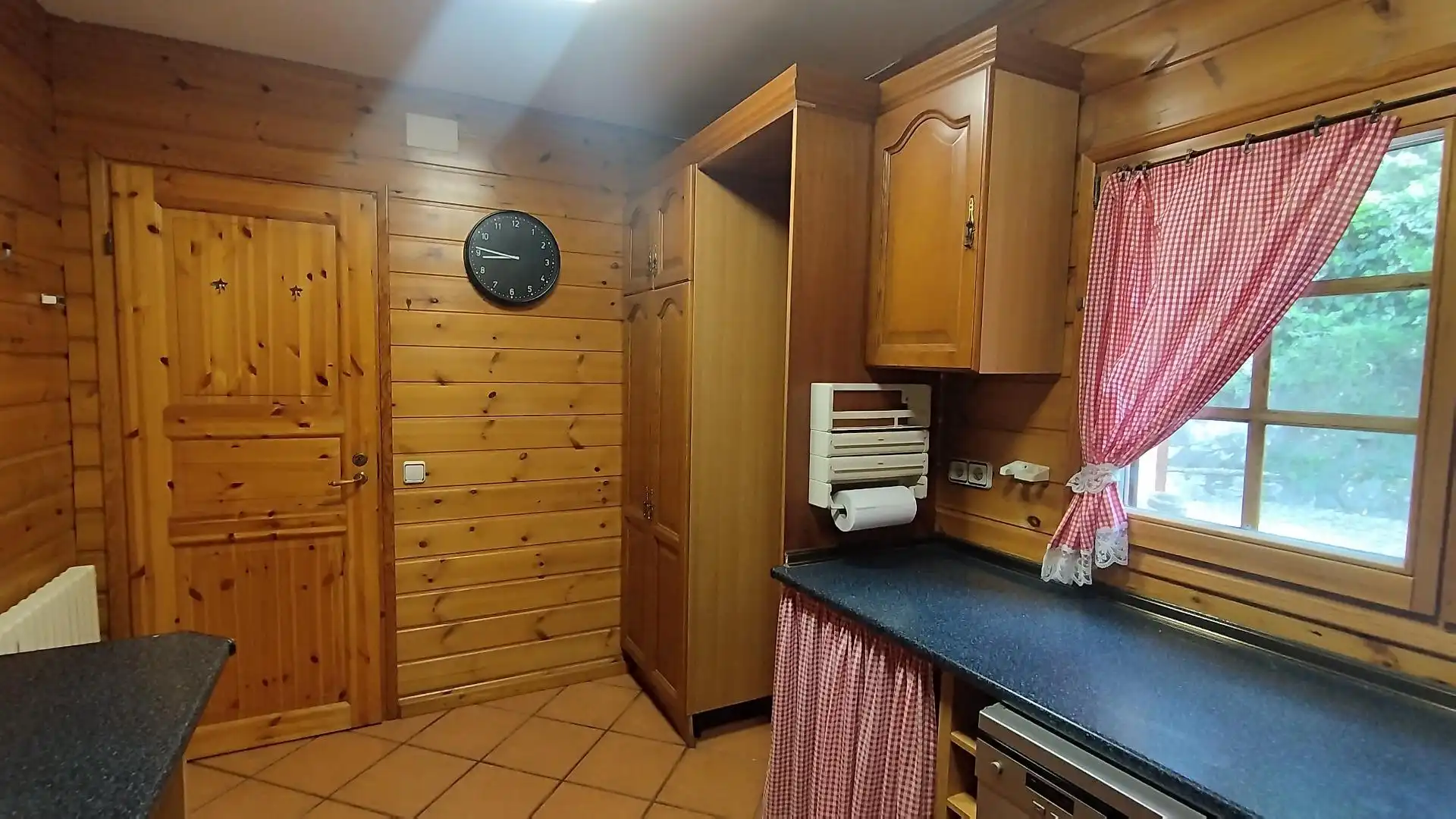 Küche von Haus oder Chalet zum Verkauf in Sant Pere de Vilamajor mit Klimaanlage, Heizung und Privatgarten