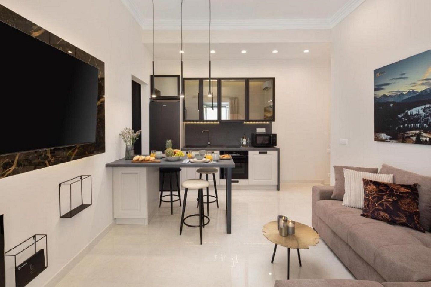 Kitchen of Flat to rent in Vigo   with Air Conditioner, Furnished and TV