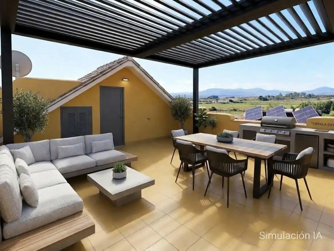 Terraza de Casa o chalet en venta en Málaga con Aire acondicionado, Calefacción y Jardín privado
