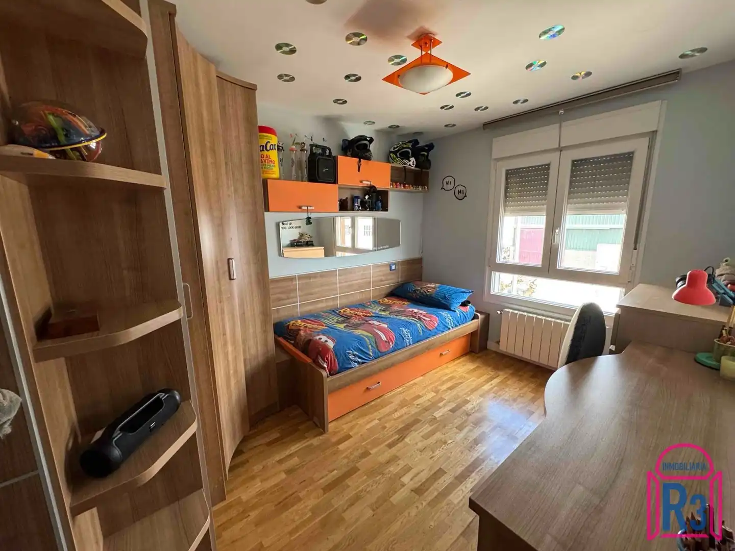 Schlafzimmer von Einfamilien-Reihenhaus zum Verkauf in San Andrés del Rabanedo mit Heizung und Privatgarten