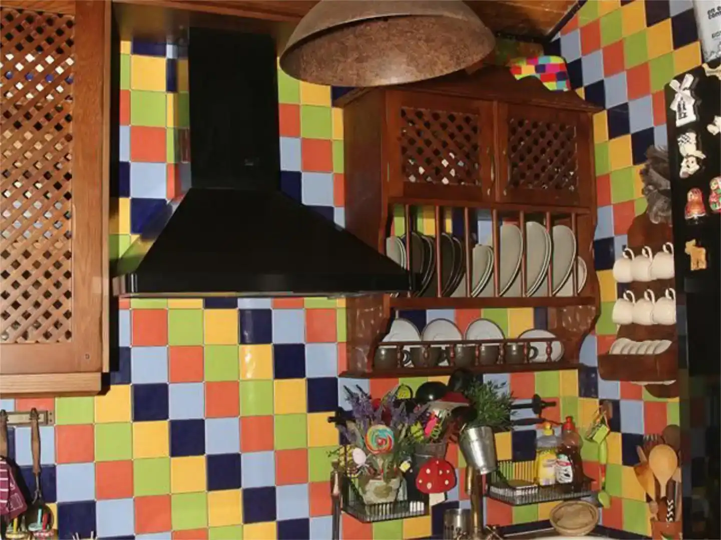 Kitchen of Flat for rent in Torrox  with Air Conditioner, Private garden and Parquet flooring