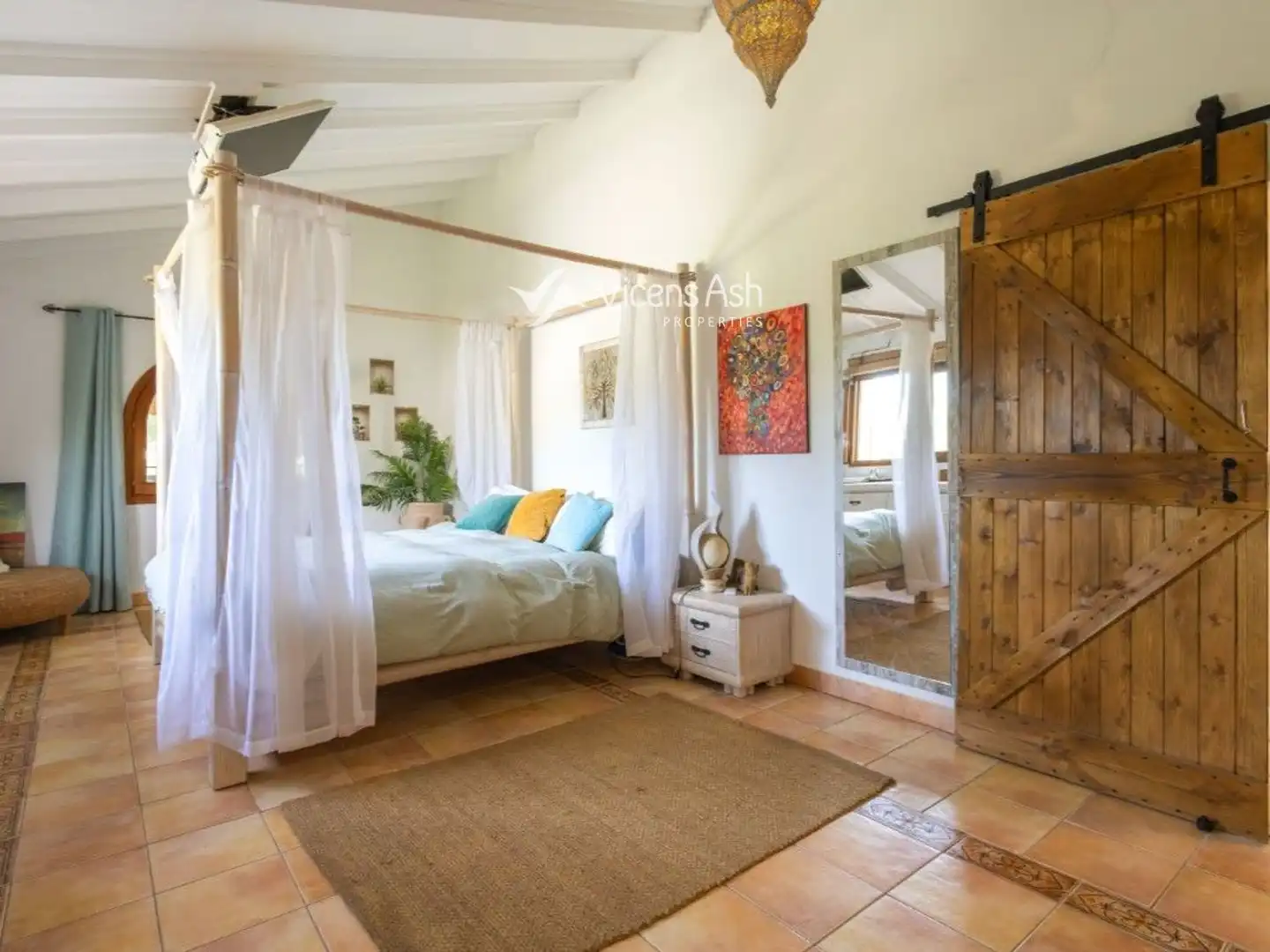 Bedroom of Houses for sale in Jávea / Xàbia  with Air Conditioner, Terrace and Storage room