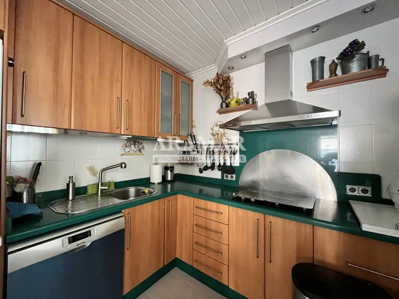 Cocina de Casa o chalet en venta en L'Atzúbia con Amueblado