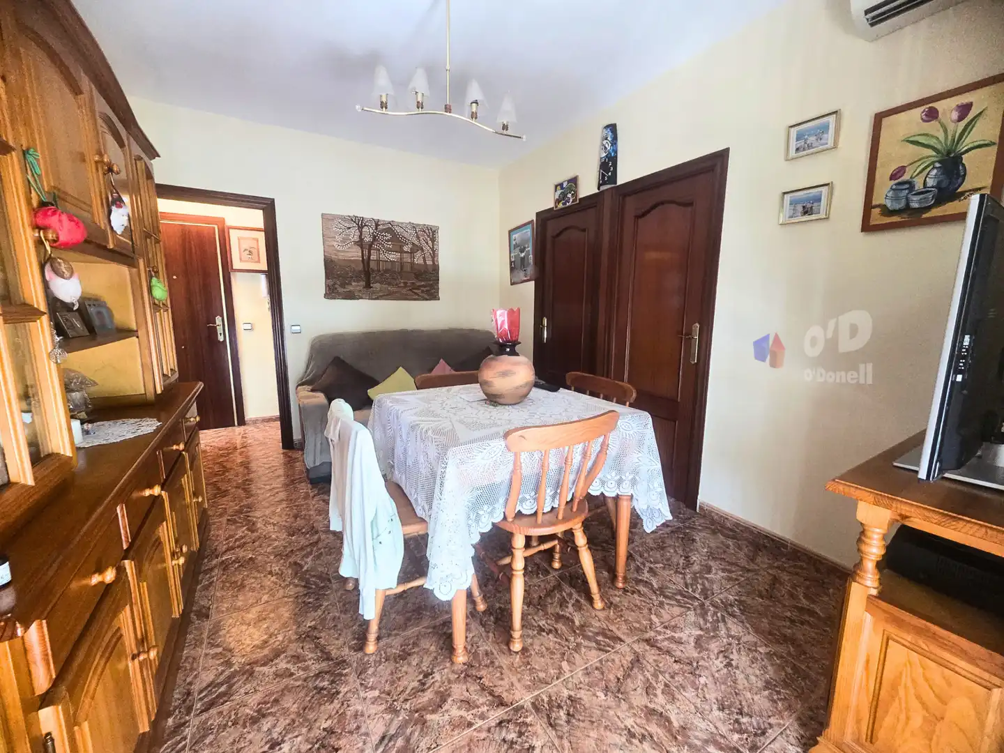 Living room of Flat for sale in Calafell  with Heating and Balcony