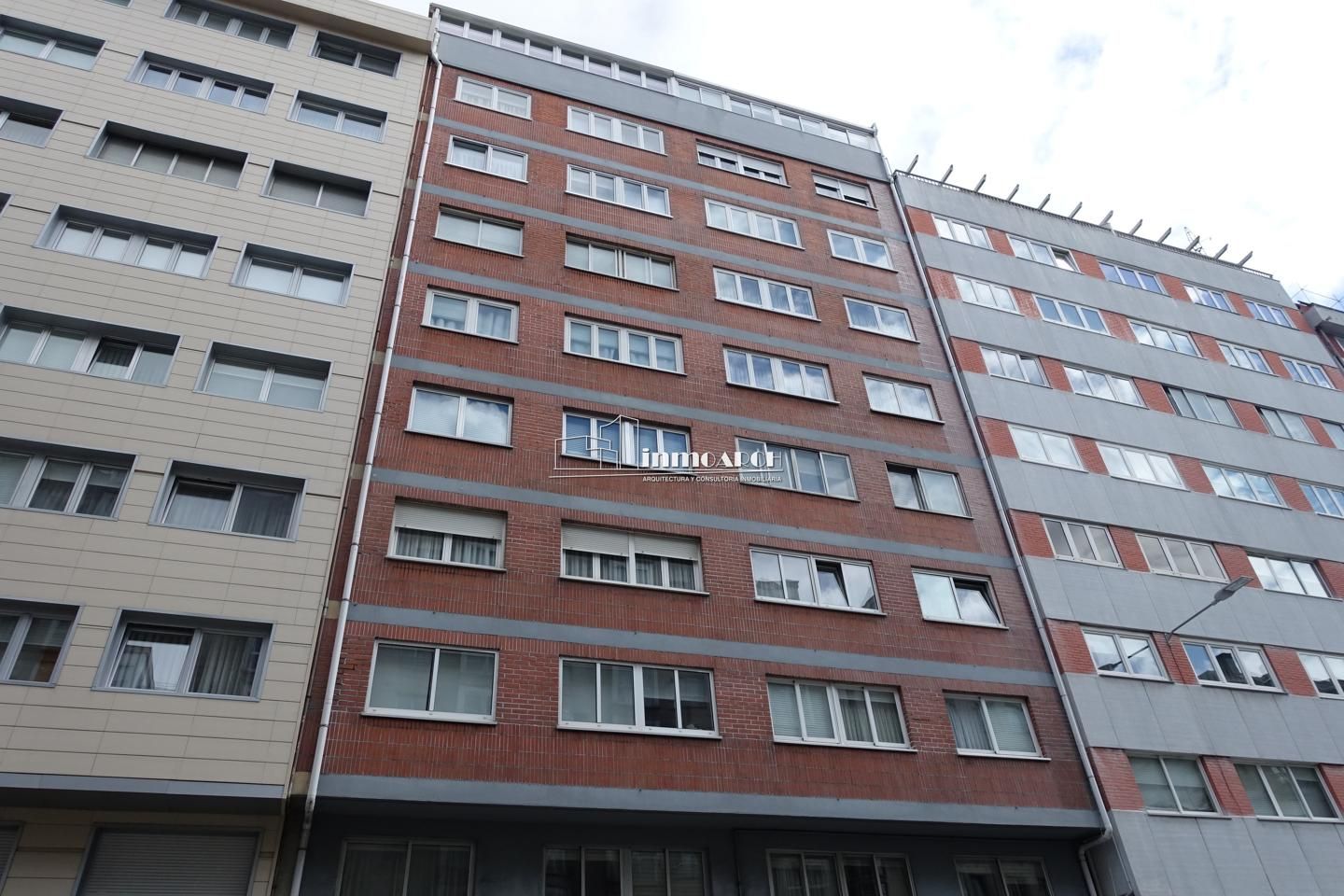 Exterior view of Flat to rent in A Coruña Capital   with Terrace and Furnished