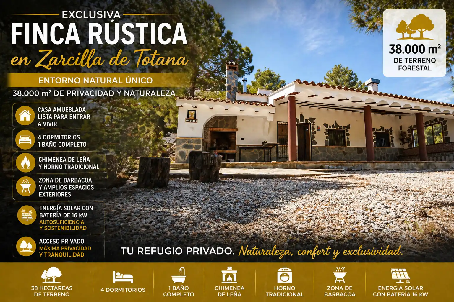 Xalet amb jardí en venda a Pedanías Norte