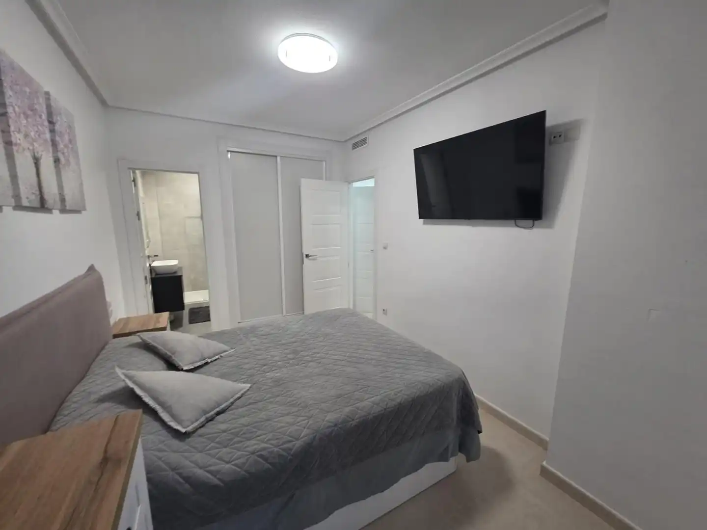 Bedroom of Flat for sale in Villajoyosa / La Vila Joiosa  with Air Conditioner and Community pool