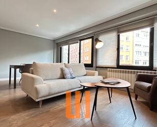 Living room of Flat to rent in A Coruña Capital   with Heating, Parquet flooring and Terrace