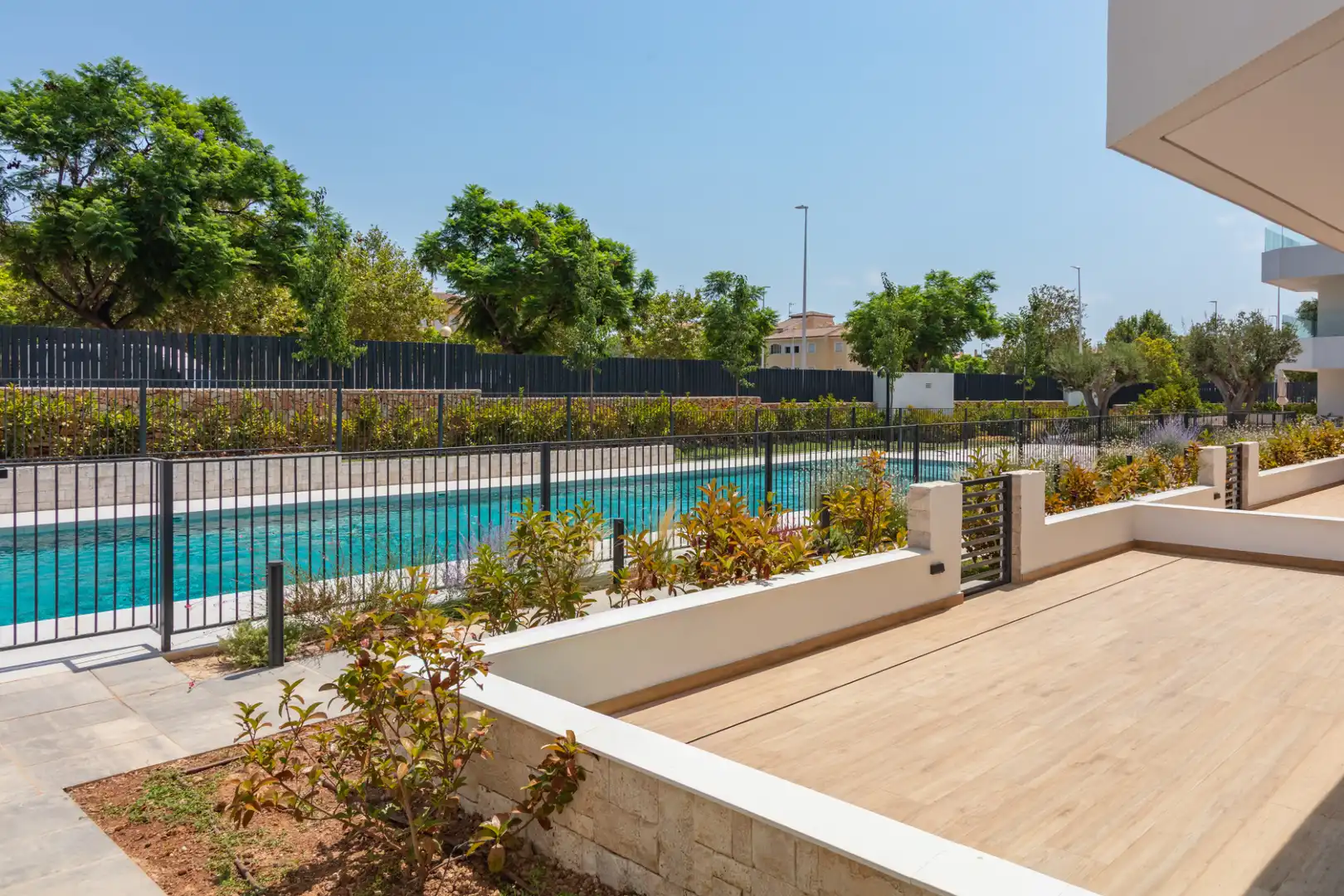 Piscina de Apartamento de alquiler en Jávea / Xàbia con Aire acondicionado, Calefacción y Parquet