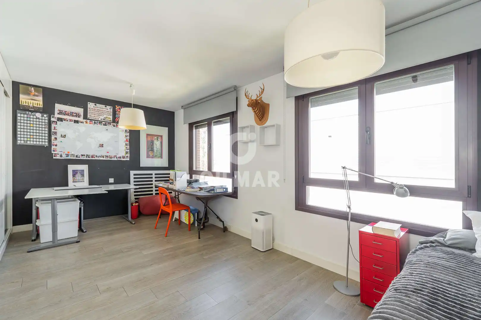 Bedroom of Duplexes for sale in Madrid  with Heating, Private garden and Storage room