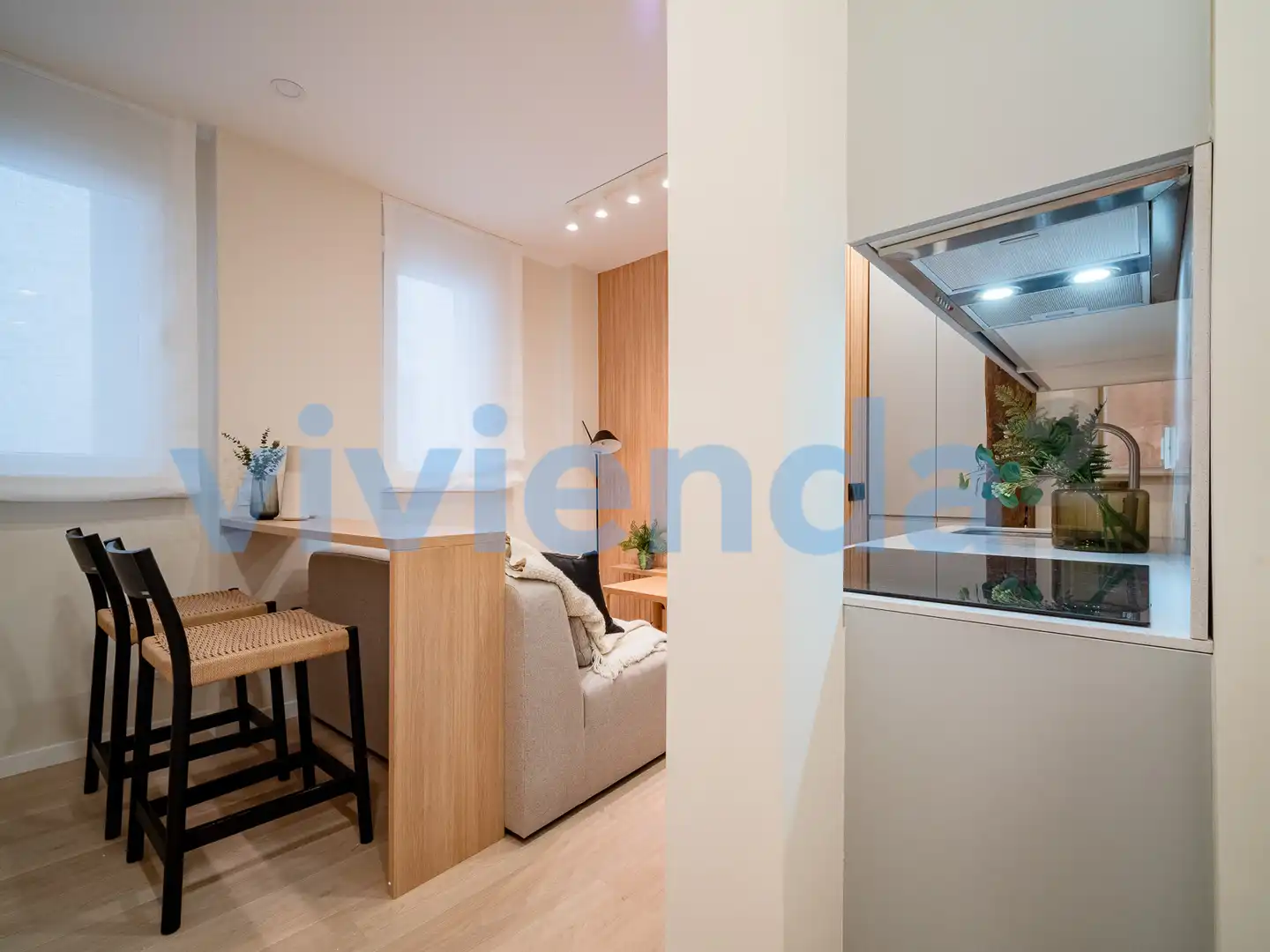 Küche von Wohnung zur Miete in Madrid mit Klimaanlage, Heizung und Balkon