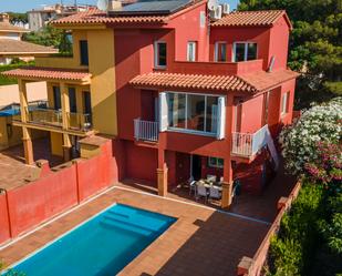 Exterior view of Single-family semi-detached for sale in L'Escala  with Private garden, Terrace and Community pool