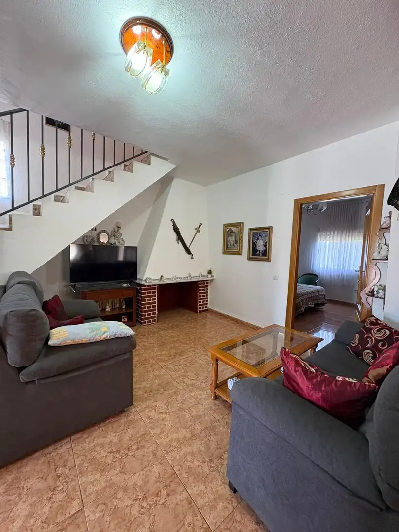 Sala de estar de Casa o chalet en venta en Castellón de la Plana / Castelló de la Plana con Jardín privado y Piscina comunitaria