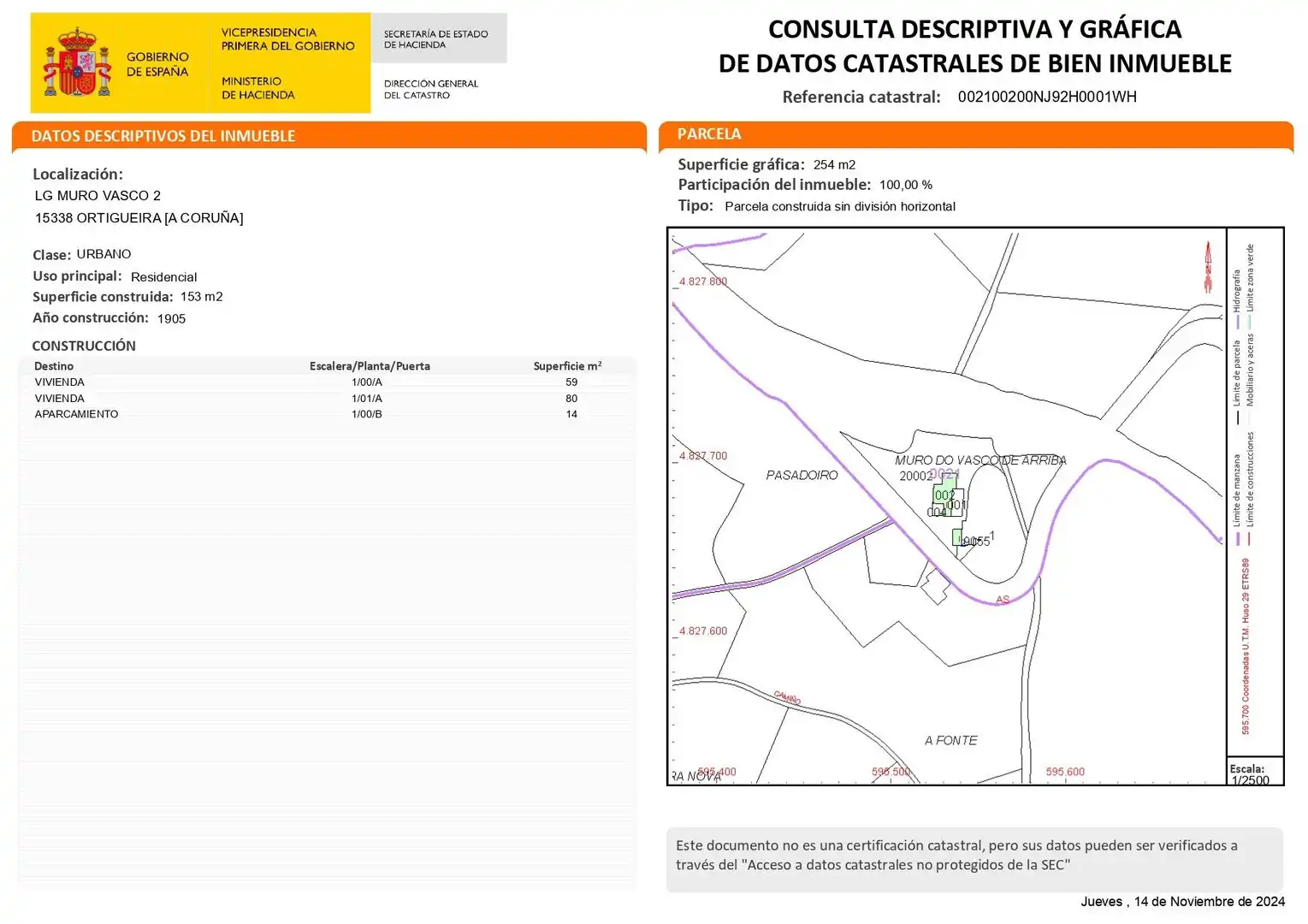 Vista exterior de Finca rústica en venda en Ortigueira amb Jardí privat, Terrassa i Traster