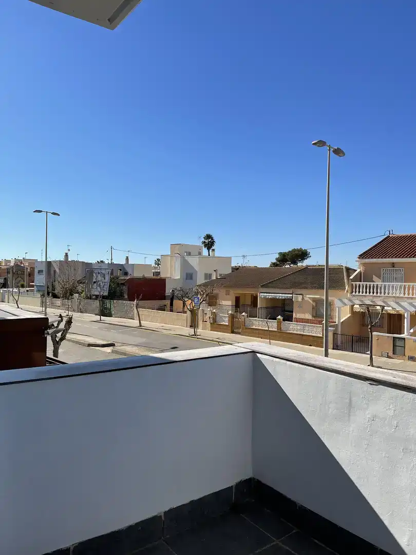 Exterior view of Flat for sale in Pilar de la Horadada  with Private garden, Swimming Pool and Furnished