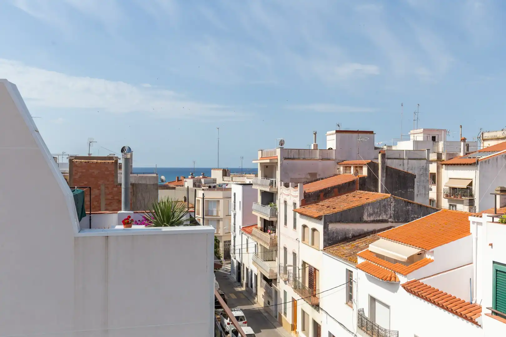 Exterior view of Flat for sale in Sant Pol de Mar  with Air Conditioner, Heating and Terrace