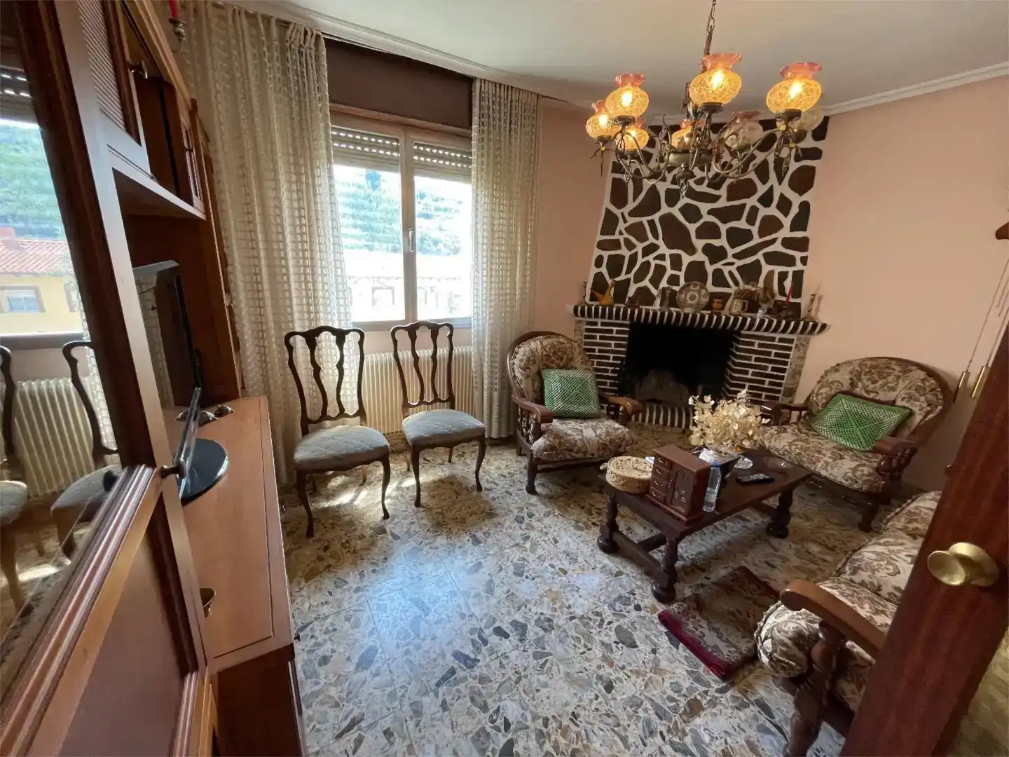 Sala d'estar de Pis en venda en Villafranca Montes de Oca