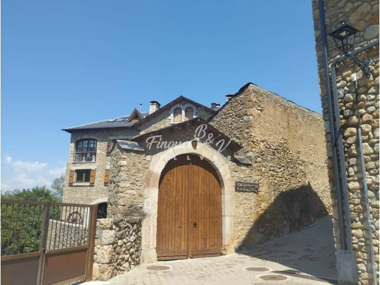 Exterior view of Attic for sale in Prats i Sansor  with Air Conditioner, Heating and Parquet flooring